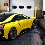 BMW i8 rendered with ISS wheels