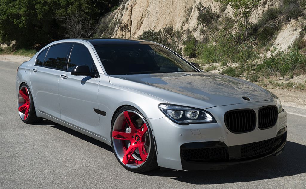 F02 BMW 750i with Fossette wheels