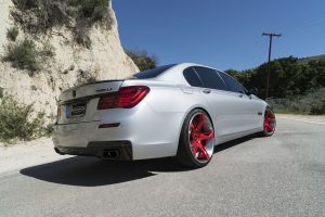 F02 BMW 750i with Fossette wheels