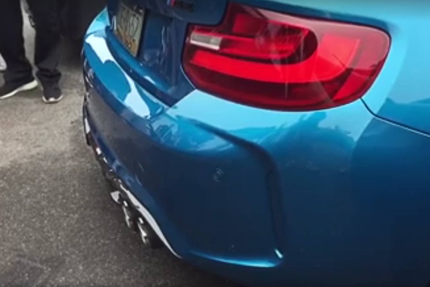 BMW M2 with Akrapovic exhaust