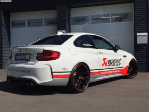 F22 BMW M2 Akrapovic exhaust