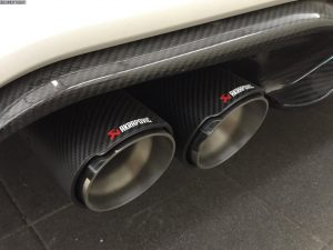 F22 BMW M2 Akrapovic exhaust