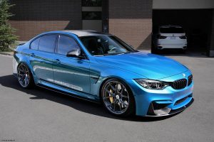 F80 BMW M3 with HRE P101 wheels