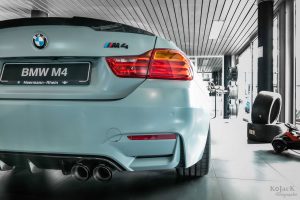 Satin Battleship Grey BMW M4  (4)