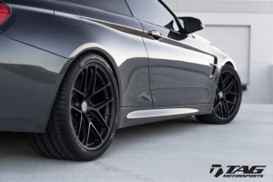 Mineral Grey BMW M4 Wrapped in HRE Wheels (10)