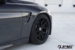 Mineral Grey BMW M4 Wrapped in HRE Wheels (14)