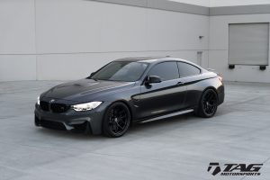 Mineral Grey BMW M4 Wrapped in HRE Wheels (2)