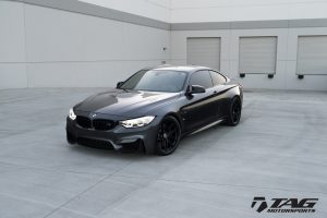 Mineral Grey BMW M4 Wrapped in HRE Wheels (4)