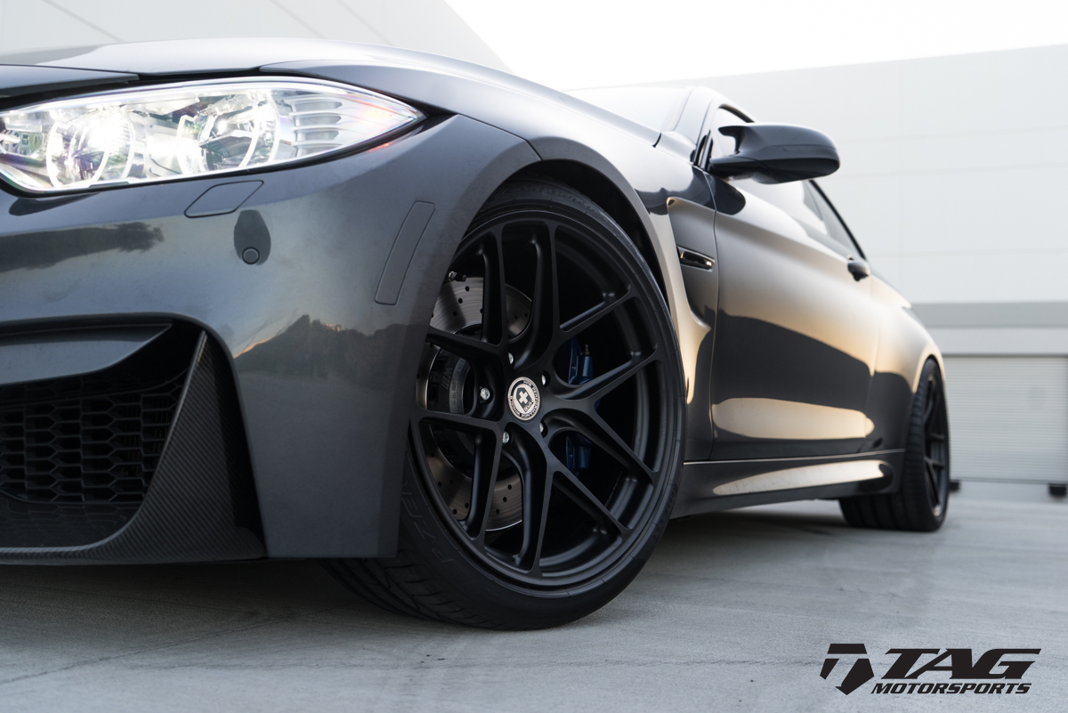 Mineral Grey BMW M4 Wrapped in HRE Wheels (5)