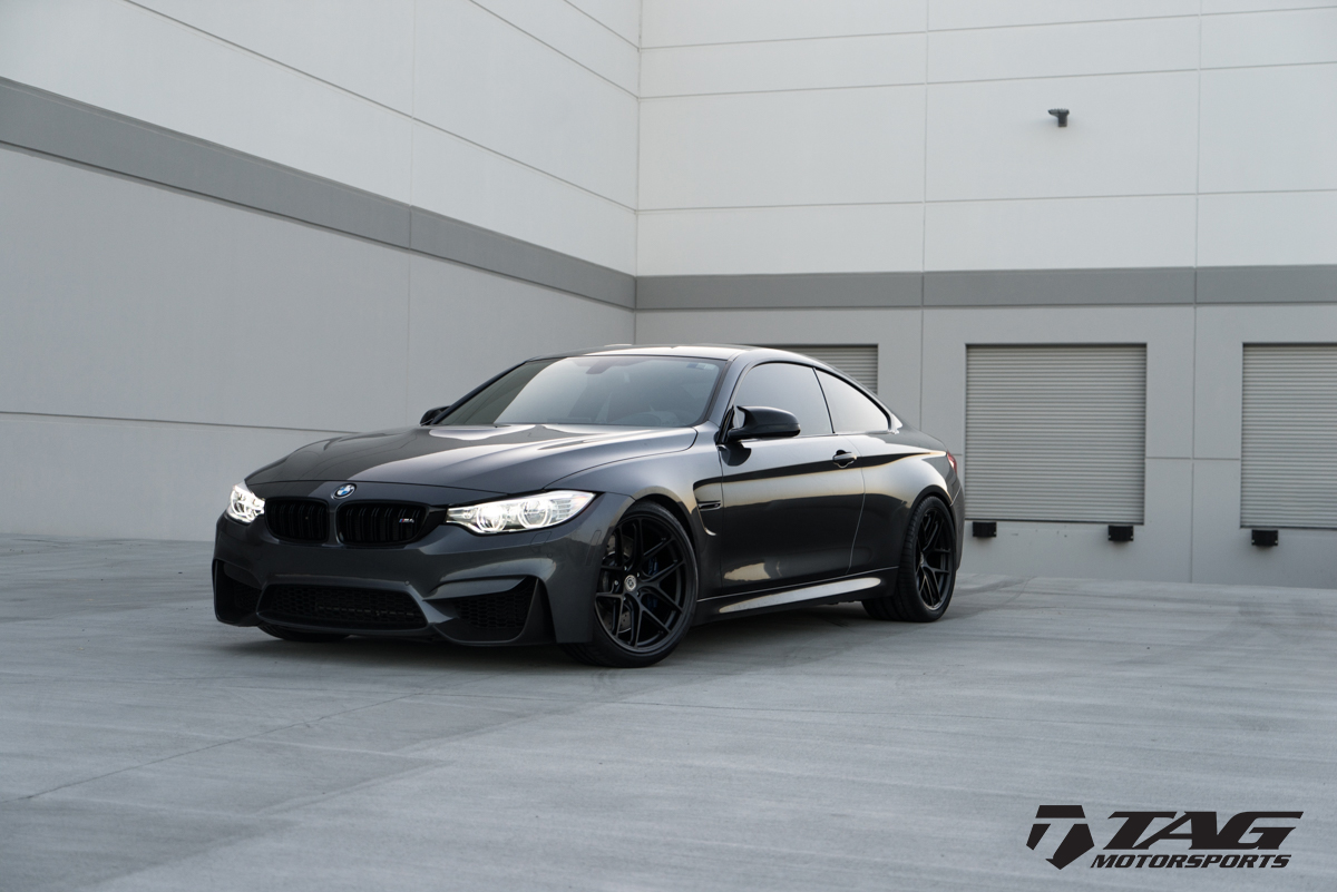 Mineral Grey BMW M4 Wrapped in HRE Wheels (7)