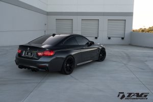Mineral Grey BMW M4 Wrapped in HRE Wheels (8)