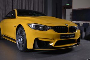 Yellow F82 BMW M4 Individual (15)