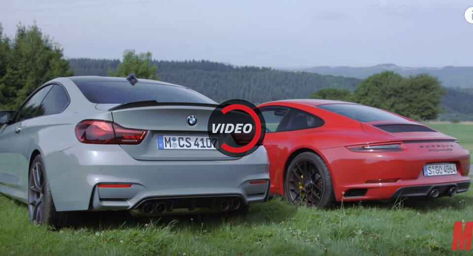 BMW M4 CS vs. Porsche 911 GTS