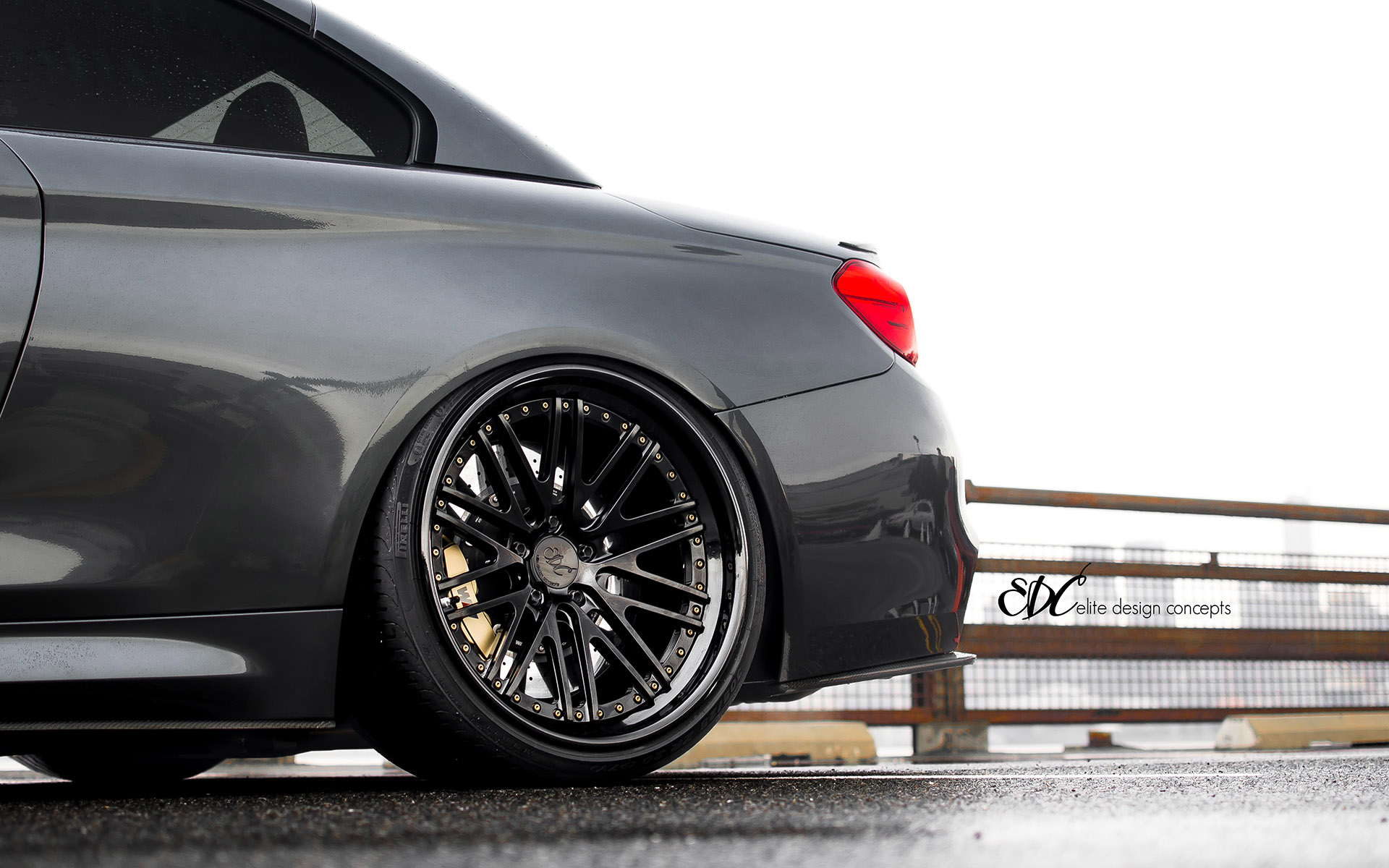 Mineral Grey BMW M4 Convertible with EDC rims